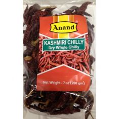 Kashmiri Dry Whole Red Chilli (Anand) - 200 GM