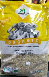  Basmati Brown Rice Organic(24Mantra) - 10 LB