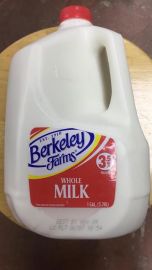 Whole Milk Vitamin D (Berkley Farms) - 1 GAL