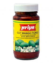 Cut Mango With Garlic Pickle (Priya)  - 300 GM
