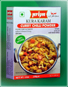 Kura Karam Powder (Curry Chilli Powder) (Priya) - 100 GM