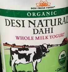 Organic Whole Milk Desi Yogurt (Desi Natural Dahi) - 2 LB