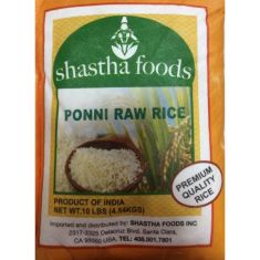 Ponni Raw Rice (Shastha) - 20 LB