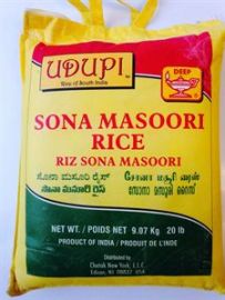 Sona Masoori Rice (Udupi) - 20 LB