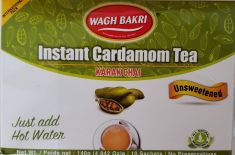 Cardamom Instant Tea Premix Unsweetened (Wagh Bakri) - 10 Sachets